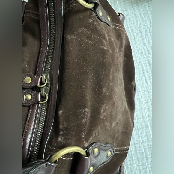 Michael by Michael Kors - Suede and leather handbag - Picture 14 of 14